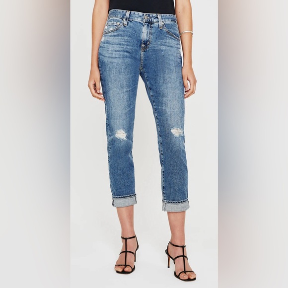 Ag Adriano Goldschmied Denim - AG Denim Slouchy Slim Fit Ex-Boyfriend Slim in Size 32R New